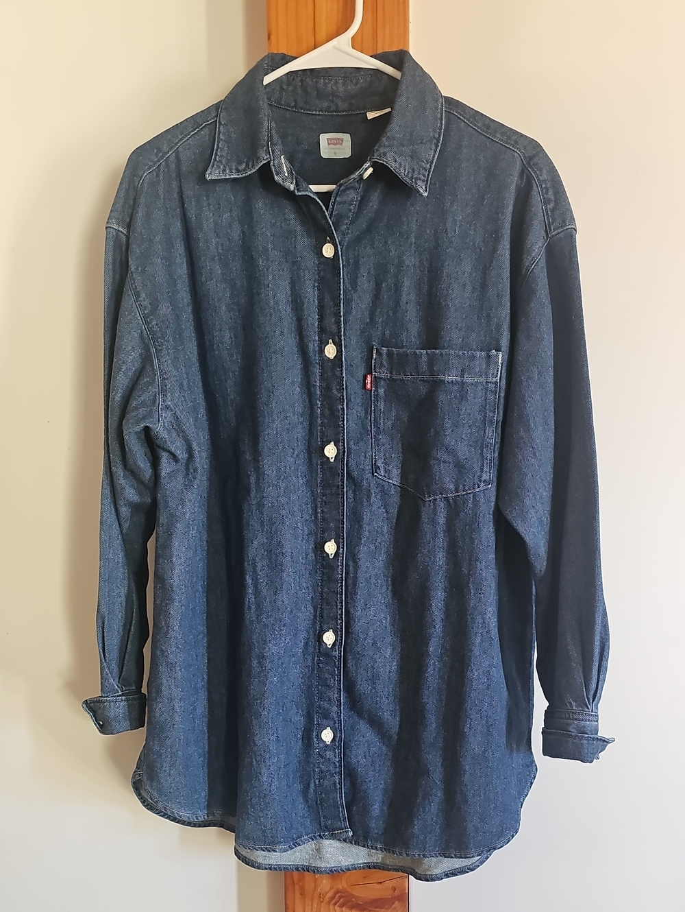 Levi's Indigo Blue Denim Button-Up Shirt